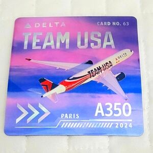Official Delta Airlines '24 Olympics Trading Card
